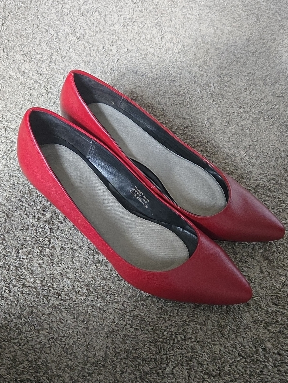 Womens Red Heels Size 9